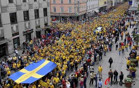 瑞典队逆转克莱恩,晋级欧锦赛半决赛 瑞典队逆转克莱恩,晋级欧锦赛半决赛
